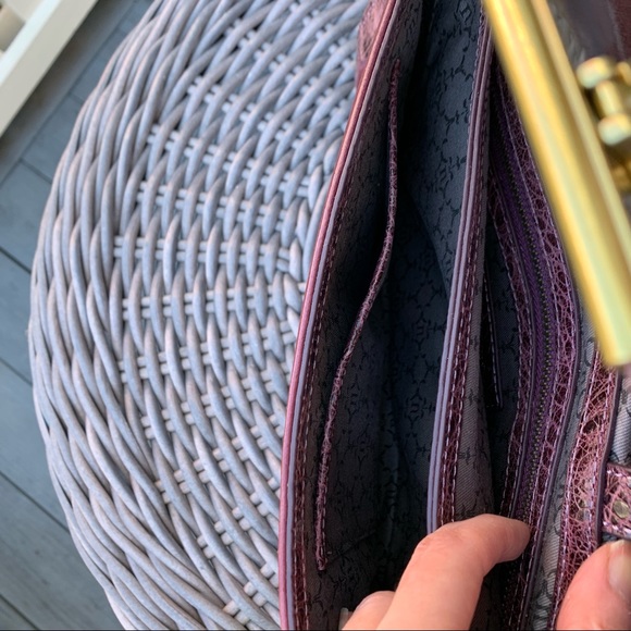 NWOT Nanette Lepore Handbag Dark Wine - Picture 4 of 8